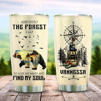 Hiking To Find Your Soul Personalized Stainless Steel Tumbler 20Oz - Thegiftio