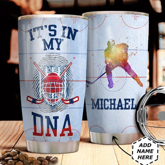 Hockey Personalized Stainless Steel Tumbler 20Oz - Thegiftio UK