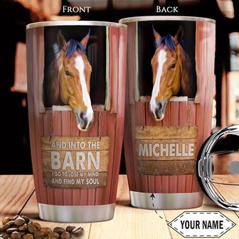 Horse Find My Soul Personalized Stainless Steel Tumbler 20Oz - Thegiftio UK