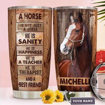 Horse Not Just A Horse Personalized Stainless Steel Tumbler 20Oz - Thegiftio UK