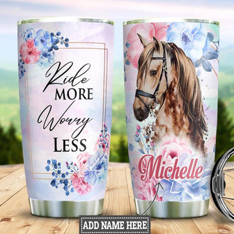 Horse Personalized Stainless Steel Tumbler 20Oz - Thegiftio UK