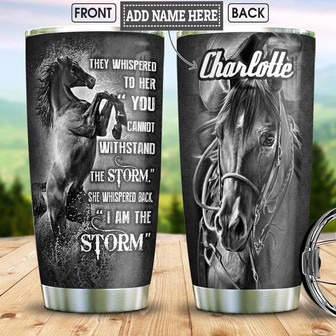 Horse Personalized Stainless Steel Tumbler 20Oz - Thegiftio UK