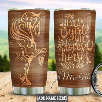 Horse Personalized Stainless Steel Tumbler 20Oz - Thegiftio UK