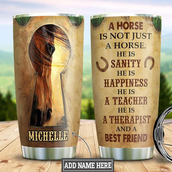 Horse Personalized Stainless Steel Tumbler 20Oz - Thegiftio UK