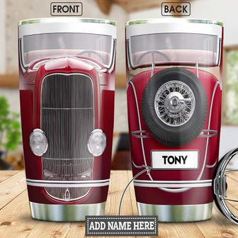 Hot Rod Personalized Stainless Steel Tumbler 20Oz - Thegiftio UK