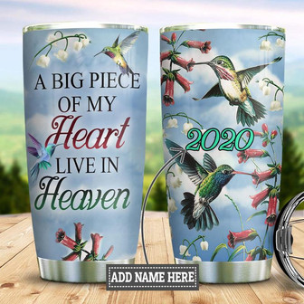 Hummingbird Heaven Personalized Stainless Steel Tumbler 20Oz - Thegiftio UK