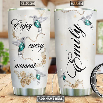 Hummingbird Jewelry Style Personalized Stainless Steel Tumbler 20Oz - Thegiftio UK