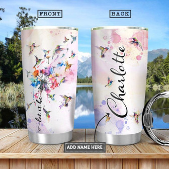 Hummingbird Personalized Stainless Steel Tumbler 20Oz - Thegiftio UK