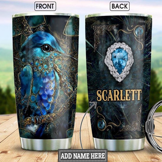 Hummingbird Personalized Stainless Steel Tumbler 20Oz - Thegiftio UK