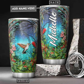 Hummingbird Personalized Stainless Steel Tumbler 20Oz - Thegiftio UK