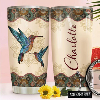 Hummingbird Personalized Stainless Steel Tumbler 20Oz - Thegiftio UK