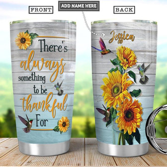 Hummingbird Personalized Stainless Steel Tumbler 20Oz - Thegiftio UK