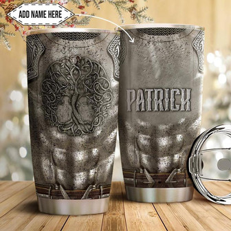 Irish Armor Personalized Stainless Steel Tumbler 20Oz - Thegiftio