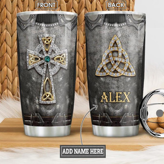 Irish Faith Personalized Stainless Steel Tumbler 20Oz - Thegiftio UK