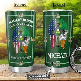 Irish Personalized Stainless Steel Tumbler 20Oz - Thegiftio UK