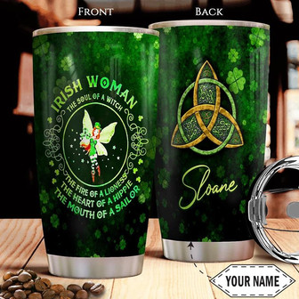 Irish Personalized Stainless Steel Tumbler 20Oz - Thegiftio UK