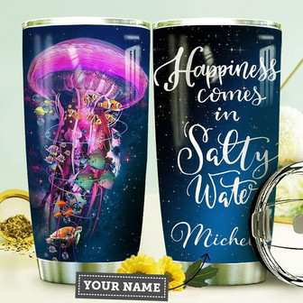 Jellyfish Personalized Stainless Steel Tumbler 20Oz - Thegiftio UK