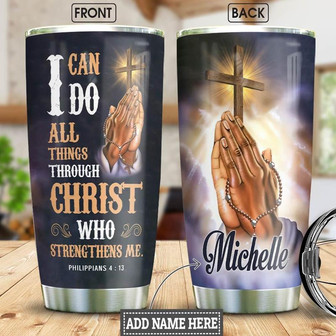 Jesus Bible Personalized Stainless Steel Tumbler 20Oz - Thegiftio UK