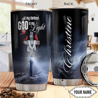 Jesus Personalized Stainless Steel Tumbler 20Oz - Thegiftio UK