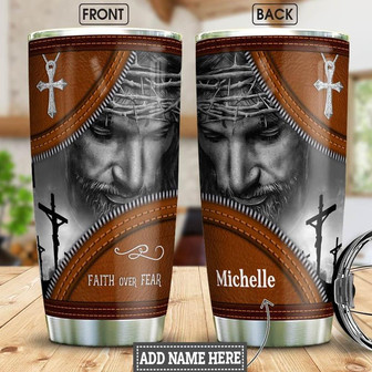 Jesus Personalized Stainless Steel Tumbler 20Oz - Thegiftio UK