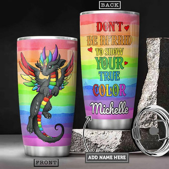 Lgbt Personalized Stainless Steel Tumbler 20Oz - Thegiftio UK