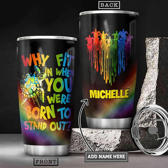 Lgbt Personalized Stainless Steel Tumbler 20Oz - Thegiftio UK