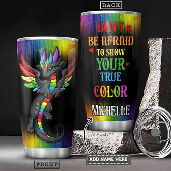 Lgbt Personalized Stainless Steel Tumbler 20Oz - Thegiftio UK