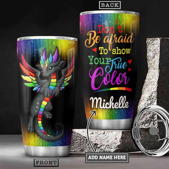 Lgbt Personalized Stainless Steel Tumbler 20Oz - Thegiftio UK
