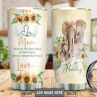 Love Mom Personalized Stainless Steel Tumbler 20Oz - Thegiftio UK