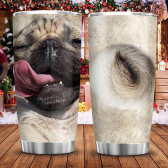 Your Lovely Pug Hair Stainless Steel Tumbler 20Oz - Thegiftio UK