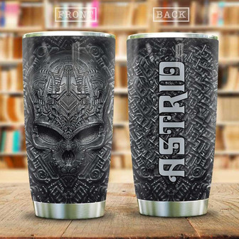 Metal Style Skull Personalized Stainless Steel Tumbler 20Oz - Thegiftio UK