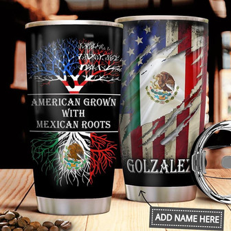 Mexican Personalized Stainless Steel Tumbler 20Oz - Thegiftio