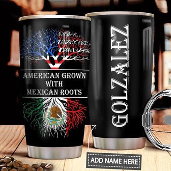 Mexican Personalized Stainless Steel Tumbler 20Oz - Thegiftio