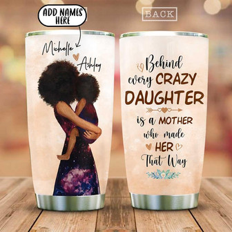 Mother Daughter Personalized Stainless Steel Tumbler 20Oz - Thegiftio UK