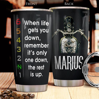 Motorcycle Personalized Stainless Steel Tumbler 20Oz - Thegiftio UK