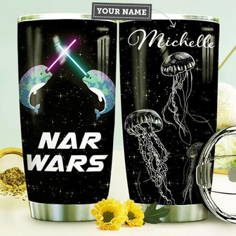 Narwhal Personalized Stainless Steel Tumbler 20Oz - Thegiftio UK