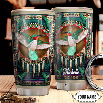 Native American Personalized Stainless Steel Tumbler 20Oz - Thegiftio UK