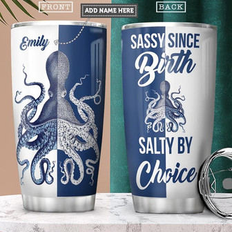 Octopus Personalized Stainless Steel Tumbler 20Oz - Thegiftio UK