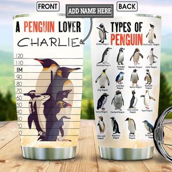 Penguin Size And Types Personalized Stainless Steel Tumbler 20Oz - Thegiftio UK