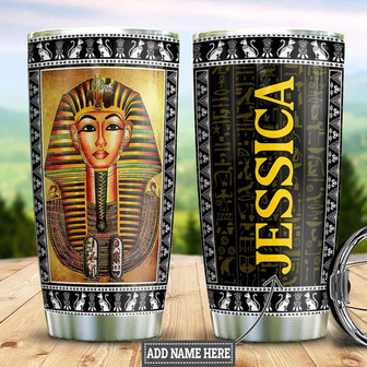 Personalized Ancient Egypt Pharaoh Stainless Steel Tumbler 20Oz - Thegiftio UK