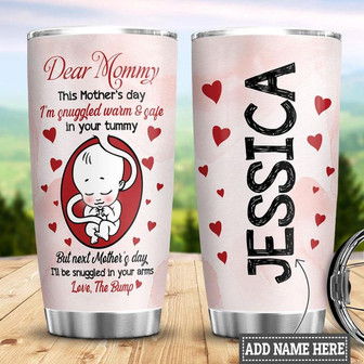 Personalized Baby To Mom Stainless Steel Tumbler 20Oz - Thegiftio UK
