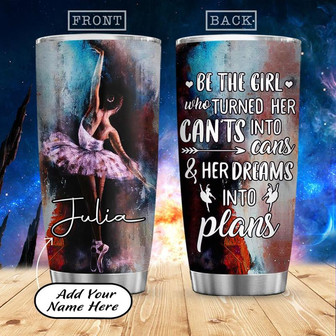 Personalized Ballet Dancer Stainless Steel Tumbler 20Oz - Thegiftio UK