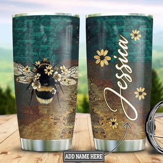 Personalized Bee Lover Stainless Steel Tumbler 20Oz - Thegiftio UK