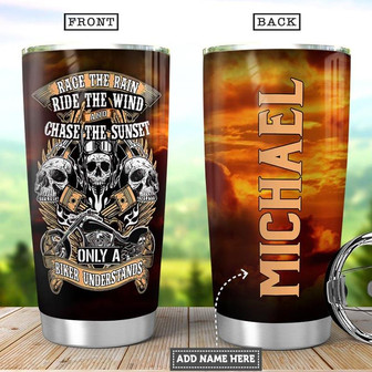 Personalized Only Biker Understand Stainless Steel Tumbler 20Oz - Thegiftio UK