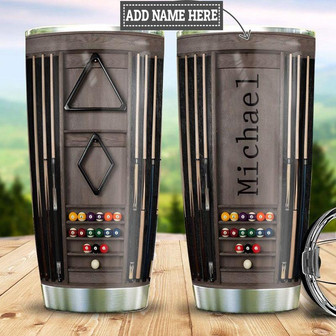 Personalized Billiards Stainless Steel Tumbler 20Oz - Thegiftio UK