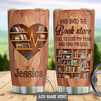 Personalized Book Lover Soul Stainless Steel Tumbler 20Oz - Thegiftio UK
