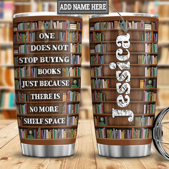 Personalized Book Lover Stainless Steel Tumbler 20Oz - Thegiftio UK