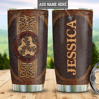 Personalized Celtic Horse Stainless Steel Tumbler 20Oz - Thegiftio UK