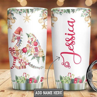 Personalized Christmas Dragon Stainless Steel Tumbler 20Oz - Thegiftio UK