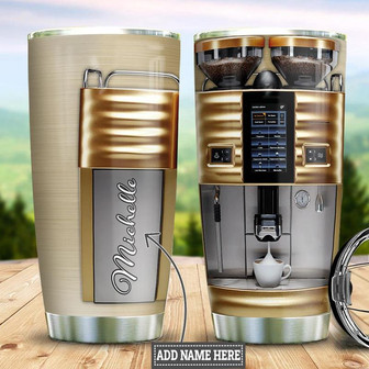 Personalized Coffee Machine Stainless Steel Tumbler 20Oz - Thegiftio UK